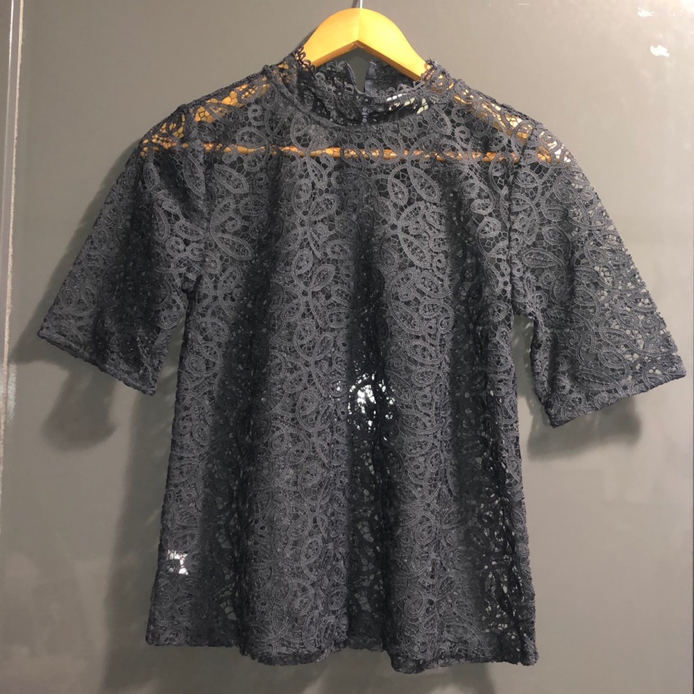 Loft sheer top
